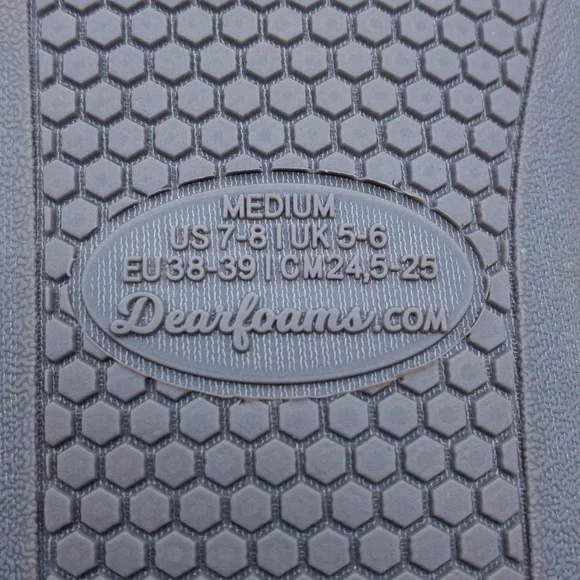 ‼️SOLD‼️ Dearfoam Dluxe Brand New Memory Foam Women’s Slippers - Size M 7/8 - Picture 14 of 14